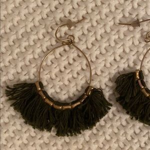 Army Green Earrings